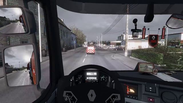 ETS2 1.30.2.2s (Vive la France+Special Transport DLC) - Renault Range T - Nantes (F) - Civaux (F) смотреть онлайн