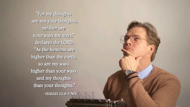 Isaiah 55:8-9 Daily Scripture Video смотреть онлайн