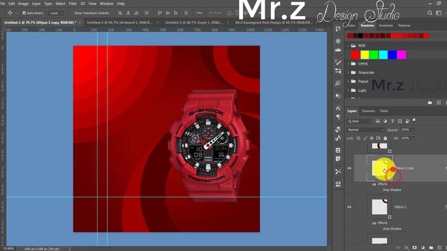 Instagram Post Design Photoshop Tutorial смотреть онлайн