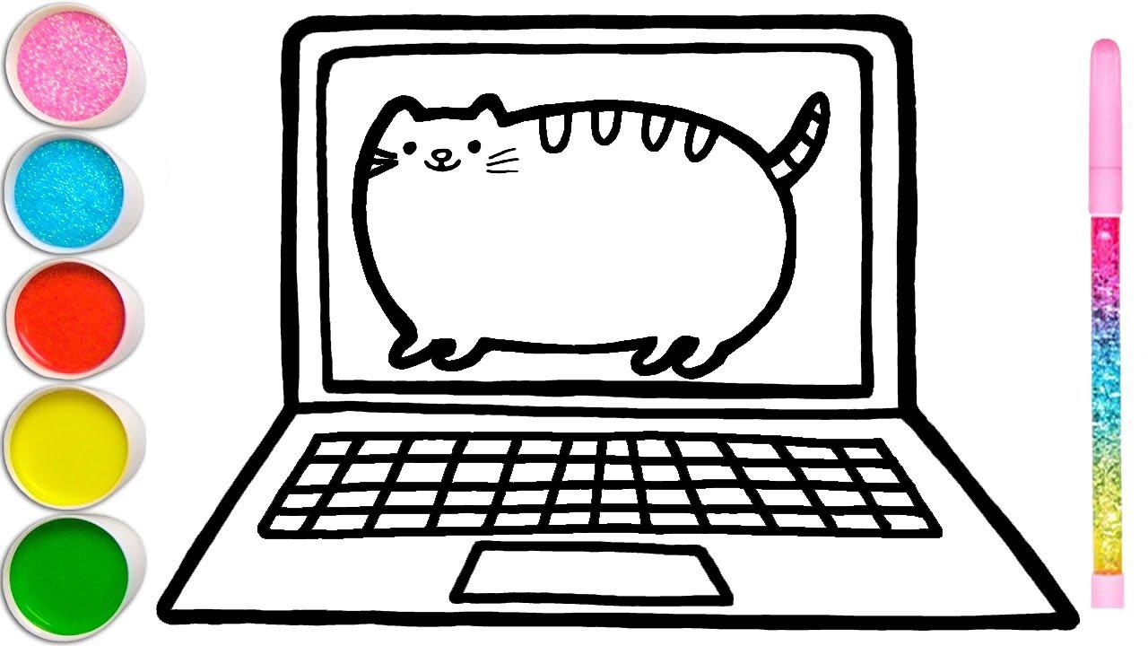 How to draw a computer, an arm, an umbrella, clothes, an apple, a house смотреть онлайн