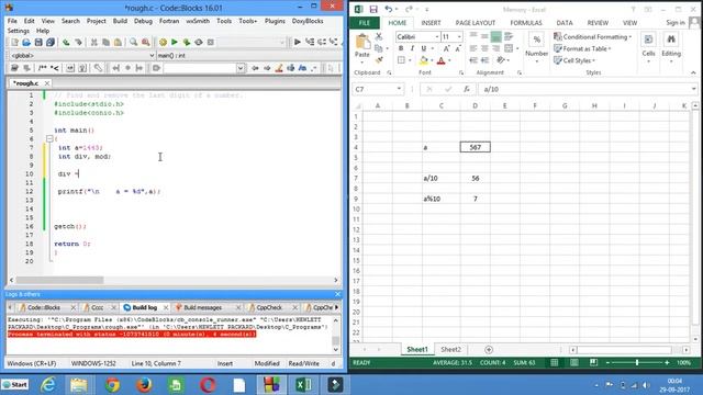 C Programming Tutorial 12 Find the last digit of number and remove it смотреть онлайн