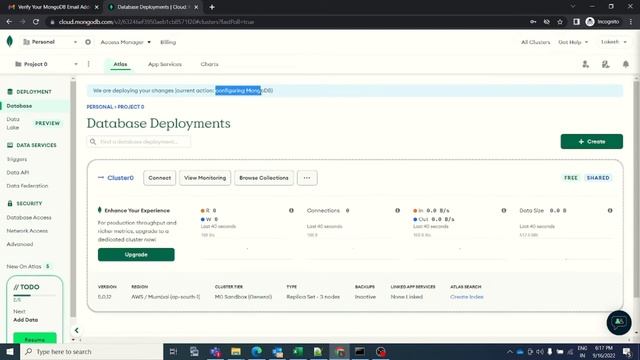 How to create a MongoDB database in MongoDB cloud for free смотреть онлайн