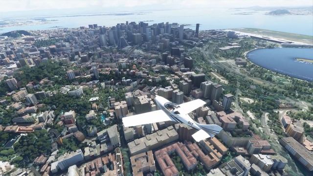 Рио де Жанейро Бразилия Статуя Христа Искупителя Rio de Janeiro Brazil microsoft flight simulator смотреть онлайн