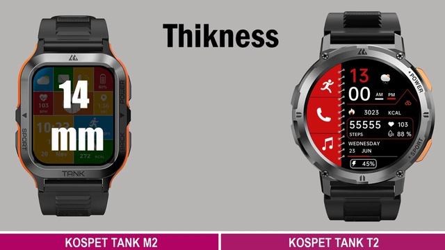 KOSPET TANK M2 Vs KOSPET TANK T2 смотреть онлайн