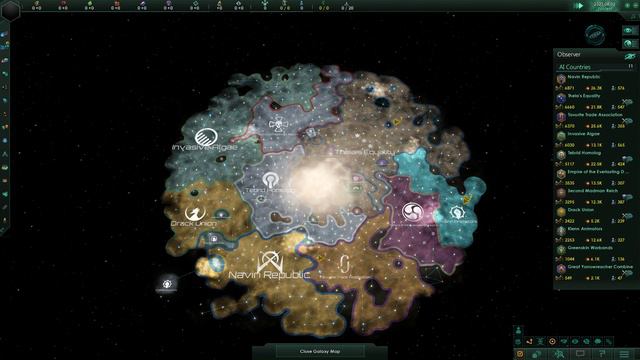 Stellaris Timelapse Grand AI Tournament 2022 - Galaxy 3 - 200 years Starting Round смотреть онлайн