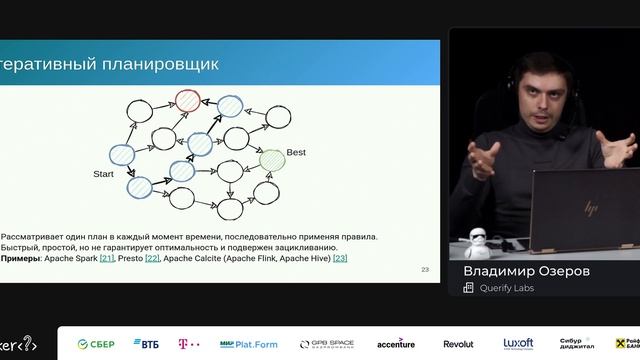 Владимир Озеров — Apache Calcite: Платформа для создания продвинутых SQL-оптимизаторов на Java смотреть онлайн
