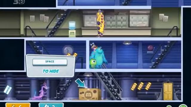 Monsters University Tic Tac Throw Gameplay Walkthrough Disney Game смотреть онлайн