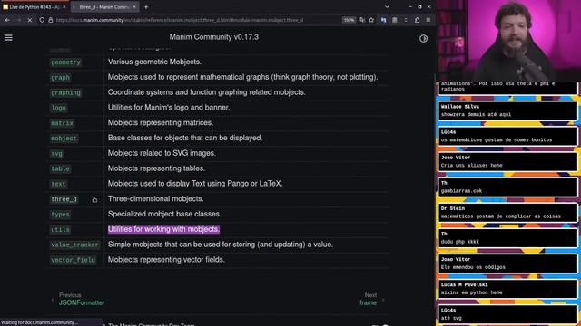 Animações com Manim | Live de Python #243 смотреть онлайн
