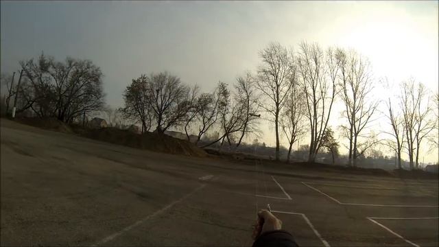 Кордовая модель самолета Пе-8 (полукопия)