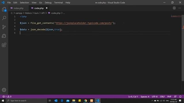PHP ilə URL-dən JSON obyekti almaq смотреть онлайн