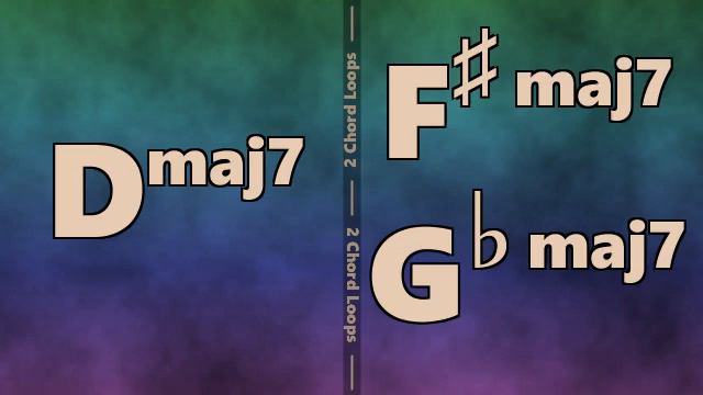 Dmaj7 to Gbmaj7 (F#maj7) Backing Track смотреть онлайн
