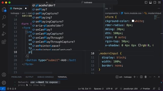 React For Beginners 38: Todo App Part 11 Styling The Form смотреть онлайн