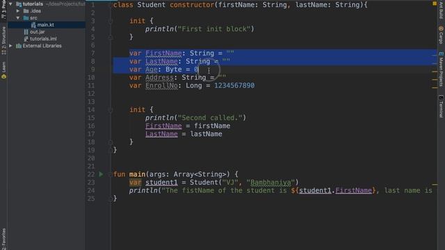 Kotlin: Object Oriented Programming Introduction смотреть онлайн