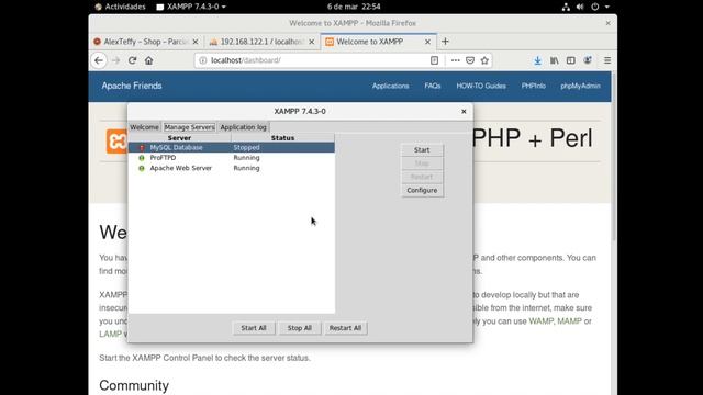 Parcial 1 (Negocios electrónicos) - Wordpress con Xampp en Centos смотреть онлайн
