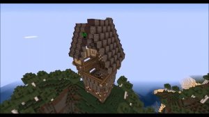 Minecraft - Fantasy style tower - Timelapse