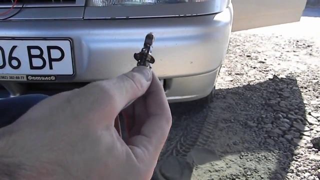 Как определить и заменить сгоревшую лампу в ПТФ ВАЗ 2110 2112 смотреть онлайн