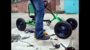 Веломобиль своими руками. Часть 12.  Сборка.  Конечный результат.