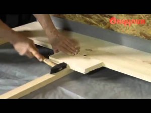 Монтаж пароизоляции Ондутис на утепленной стене и цокольном перекрытии