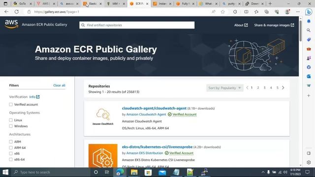 How to create Elastic Container Repository(ECR) in AWS | Push and Pull Docker Images in ECR Registr смотреть онлайн