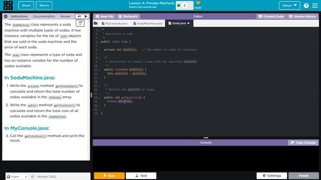 Code.org Lesson 4.2A Private Methods | Tutorial with Answers | CSA Unit 7 смотреть онлайн