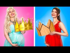 Богатая VS Бедная беременная принцесса.mp4