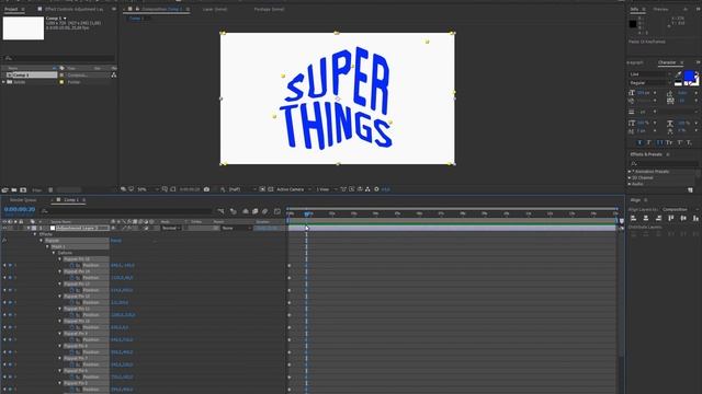 Моушн-дизайн. Анимированные буквы - Урок 43 (#Модуль5) смотреть онлайн