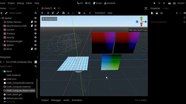 Godot Engine - GPU Assisted Cloth Progress Update смотреть онлайн