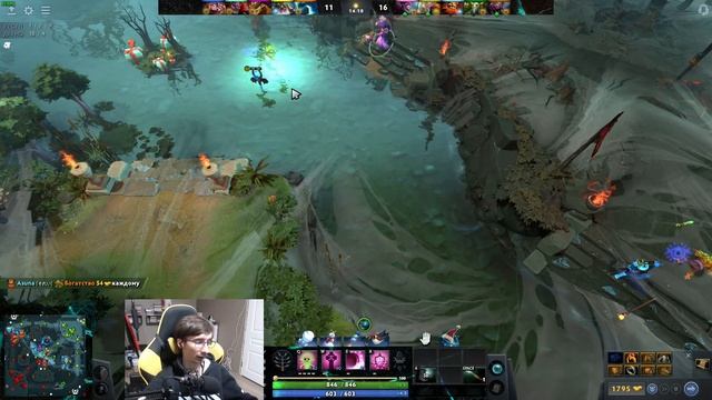 Dota 2 Играем втроём на Легенде и Властелине. Куча бустеров и прочего. Я Даззл смотреть онлайн