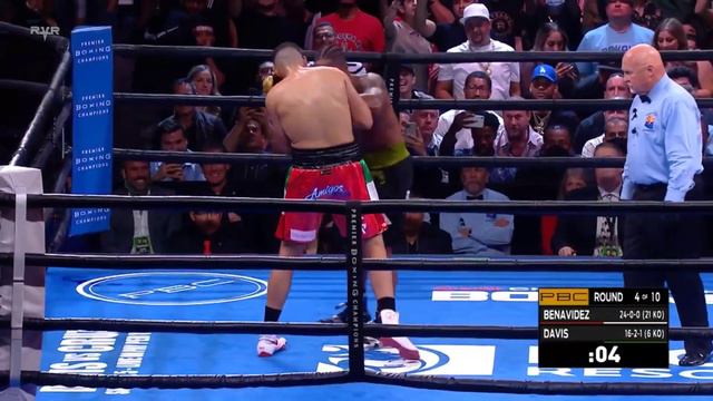 7th-round TKO//David Benavidez vs. Kyrone Davis//Highlights смотреть онлайн