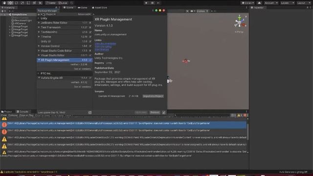 AR/VR Design error CS0117: 'BuildPipeline' does not contain a definition for 'GetBuildTargetName' смотреть онлайн
