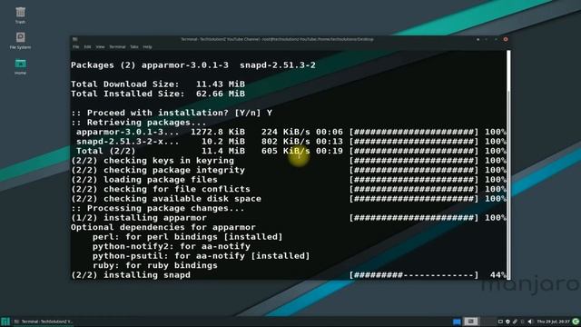 How to Install Snapd on Manjaro Linux 21| Snapd Manjaro Linux | Snapd Linux | Snapd Install on Linu смотреть онлайн