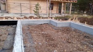 фундамент лента + плита. Заливка бетона. РОССИЯДАГИ ОХИРГИ ОБЪЕКТ