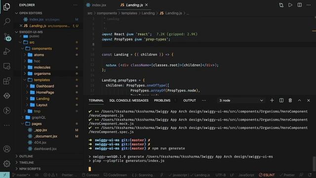 Swiggy Landing Page Design || Defining Components #13 смотреть онлайн