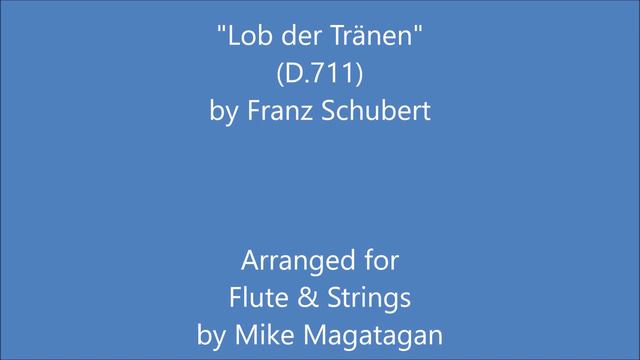 "Lob der Tränen" (D.711) for Flute & Strings смотреть онлайн