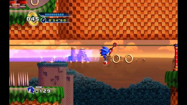 Sonic The Hedgehog 4 Episode 1 PC version смотреть онлайн