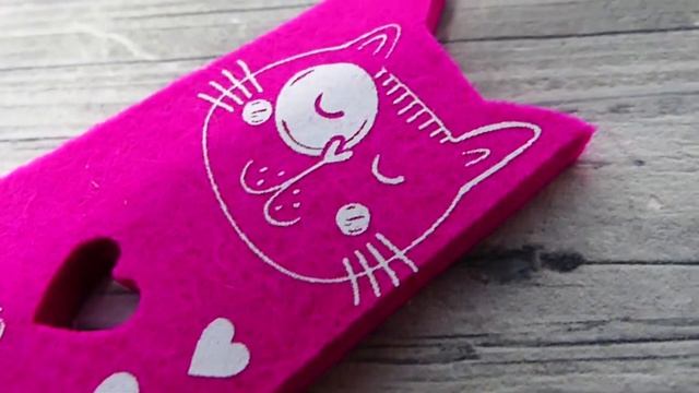 Топпер Котик фетр Мур-Мур фуксия смотреть онлайн