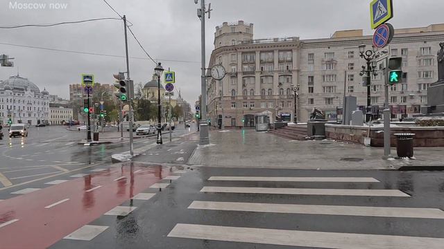 Москва, Большая Никитская улица. Moscow, Bolshaya Nikitskaya street. смотреть онлайн