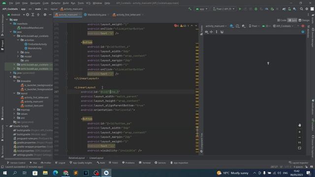 Приложение Коктейли на Java в Android Studio. Урок 17. Исправляем баг. смотреть онлайн