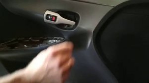 Как снять обшивку двери Тойота