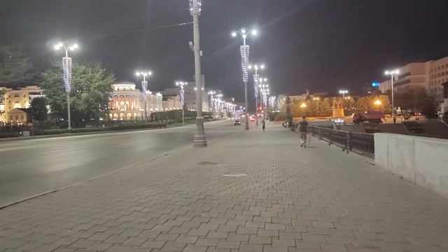 Вечерний Проспект Ленина (от ул.8 марта до ул.Пушкина) смотреть онлайн