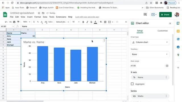 How to Make a Graph on Google Sheets (2023) смотреть онлайн