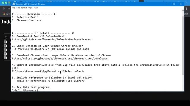 Automate Chrome from Excel VBA using Selenium смотреть онлайн