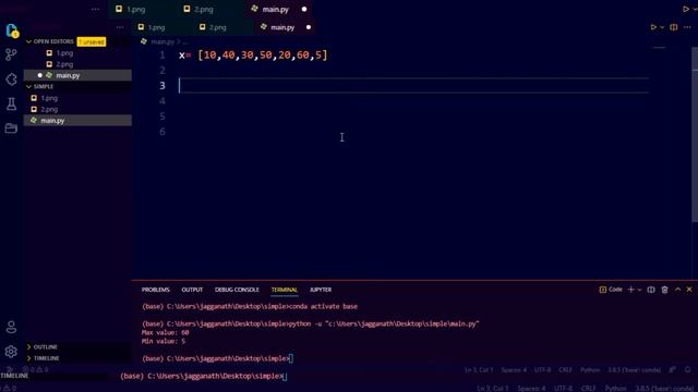 How to find Minimum and Maximum value from List elements in Python | interview question смотреть онлайн