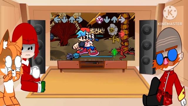 amigos de Sonic react a Sonic exe (lord x) fnf смотреть онлайн