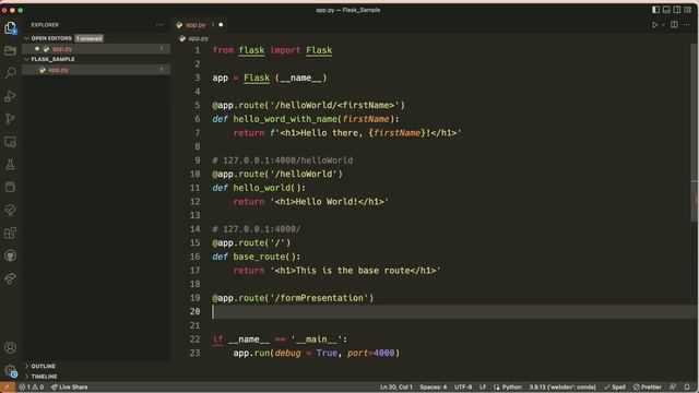 Flask Tutorial Video 02 - GET and POST Requests смотреть онлайн