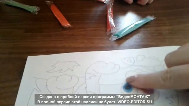 Развлечение для детей. Картинка из песка смотреть онлайн