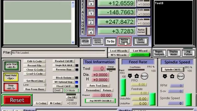 Zeroing Machine Coords on Mach3 смотреть онлайн