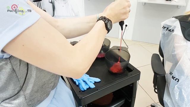 Растяжка цвета волос / stretching hair color смотреть онлайн
