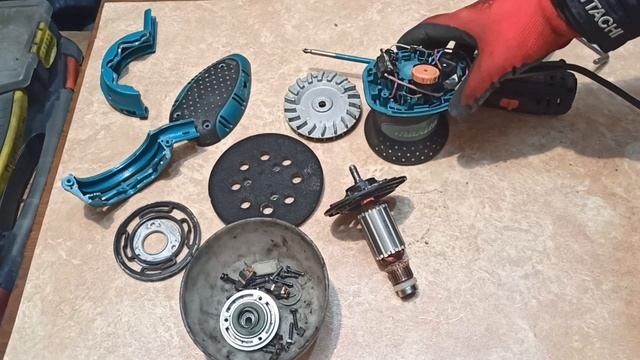 Почему такие дорогие запчасти?!? Шлифовальная машина Makita BO5031 Не выдержал подшипник!? смотреть онлайн