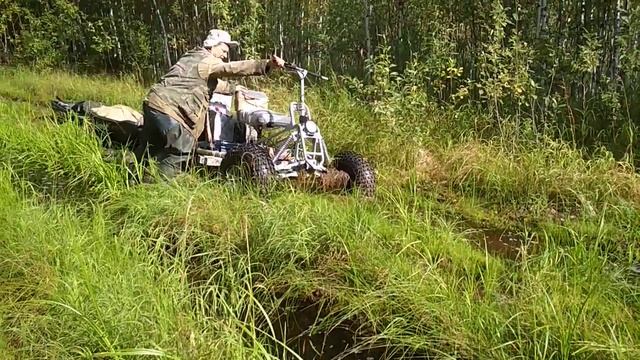 На мотобуксировщике летом по зимнику - 4 смотреть онлайн